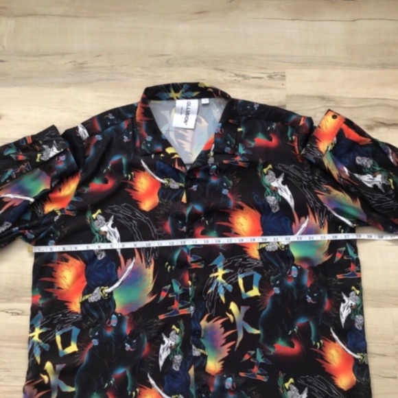 Asos Collusion Colorful Graphic Button-Up Shirt - Picture 5 of 7